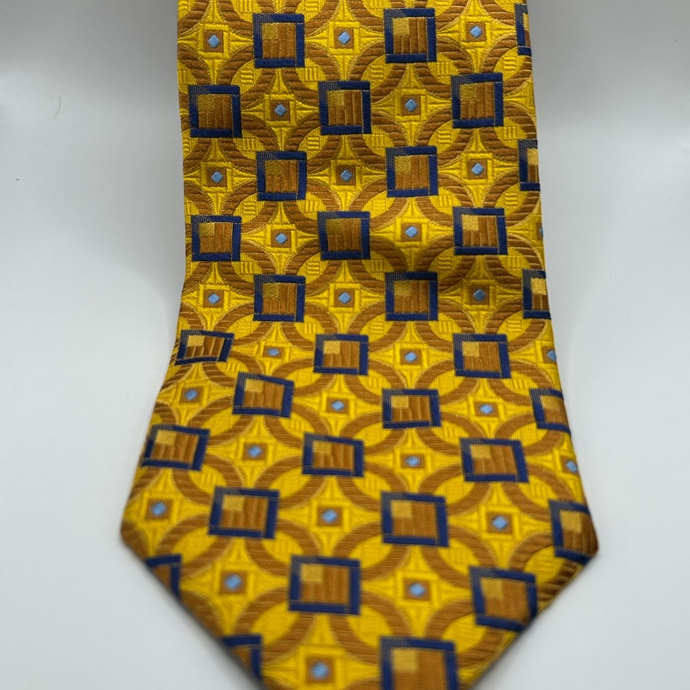 Robert Talbott Gold Patterned Tie - image 3